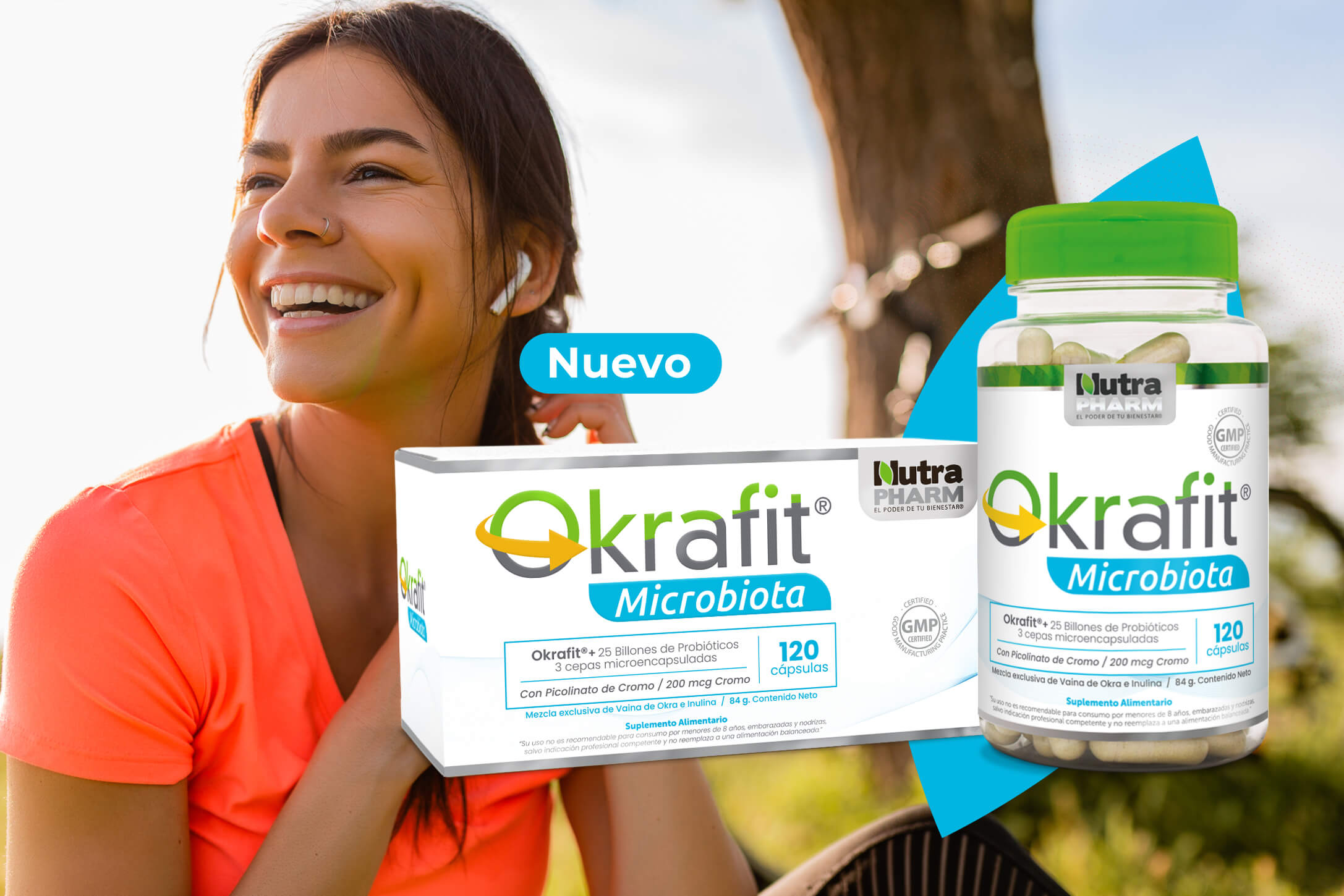 NUEVO Okrafit Microbiota:  Innovación en el Control del Peso y el cuidado de la Salud Intestinal